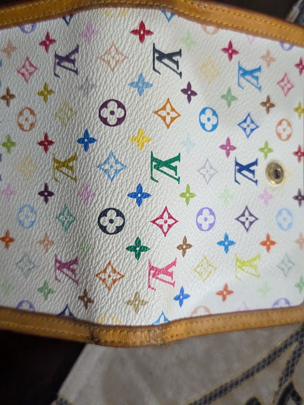 Louis Vuitton Murakami Multicolor Monogram French Wallet - Picture 13 of 17